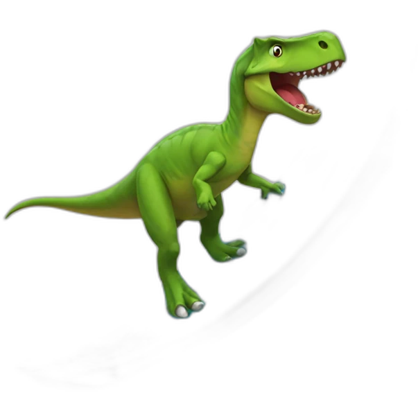 dinosaur wakesurfs emoji