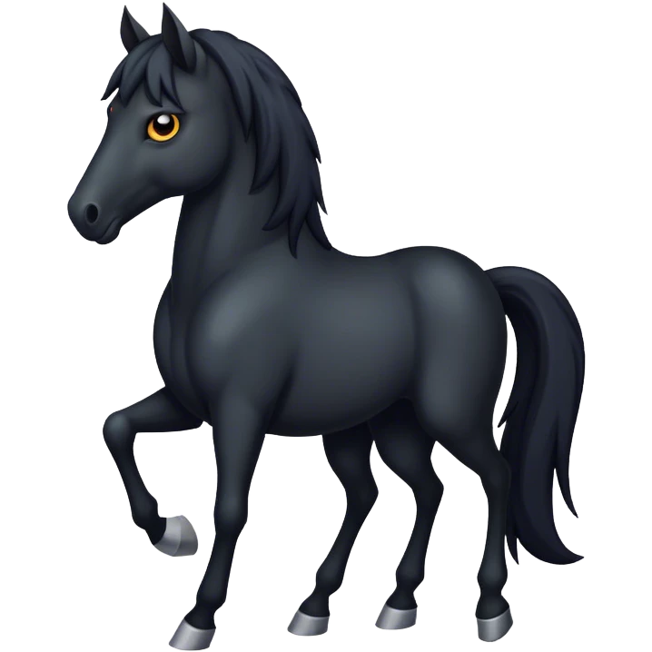 evil horse emoji