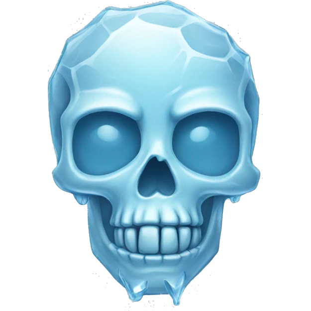 Ice Skull emoji