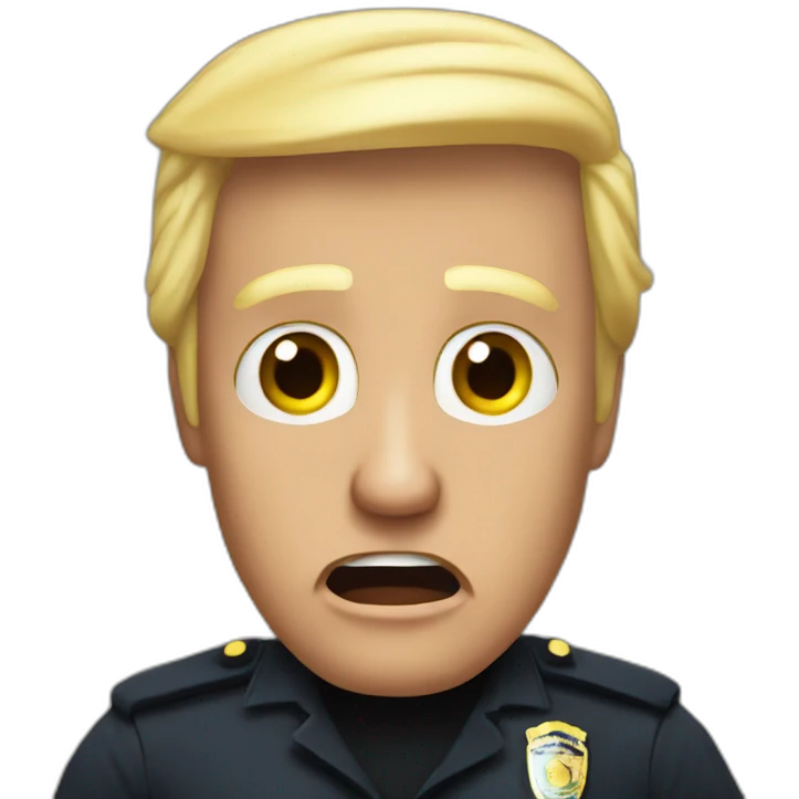 Trump arrest emoji