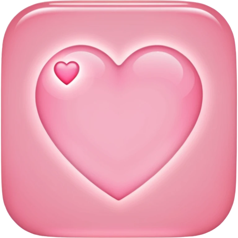 Light blur heart emoji