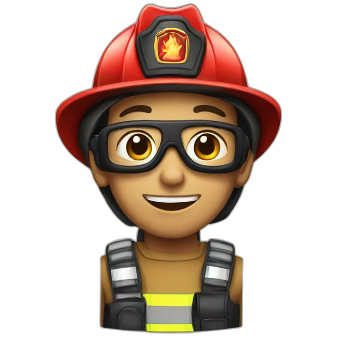 Fire-fighter emoji