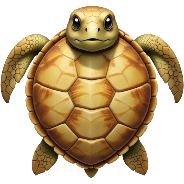 Cinematic Realistic Noble Sea Turtle Portrait Emoji, Poised and dignified, with a robust, time-worn shell intricately patterned in earthy tones and a weathered, wise face with deep, observant eyes, rendered with lifelike texture and natural, diffused light; high shine, intelligent and serene, styled with an air of oceanic majesty, focused and attentive, soft glowing outline, capturing the essence of a watchful and confident sea turtle that appears to glide out of the screen with timeless authority! emoji