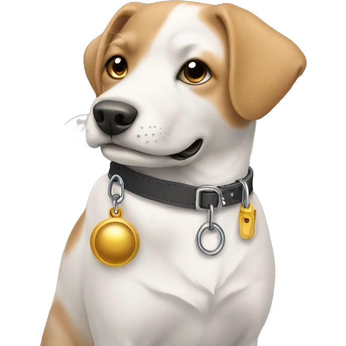 Collar with bell and leash emoji