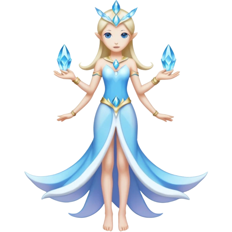 Cresselia-Amaura-fusion (full body) emoji
