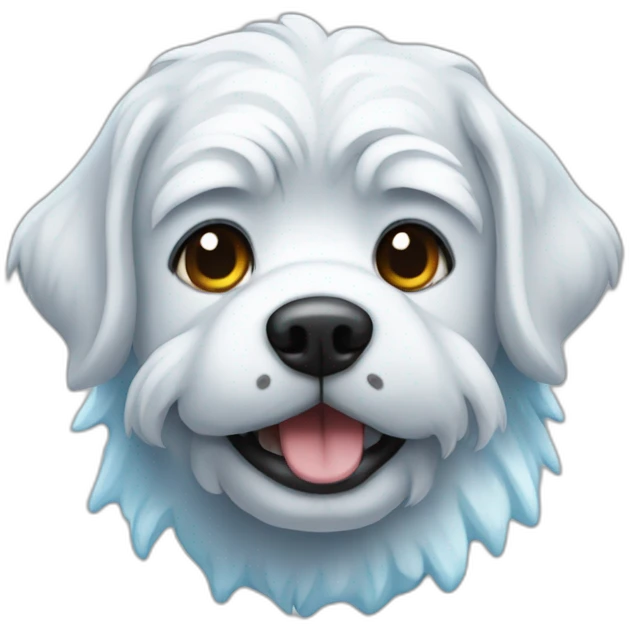 Chien de glace emoji