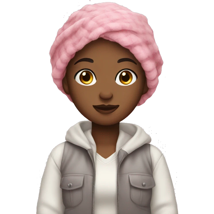 Clean girl pink cozy emoji