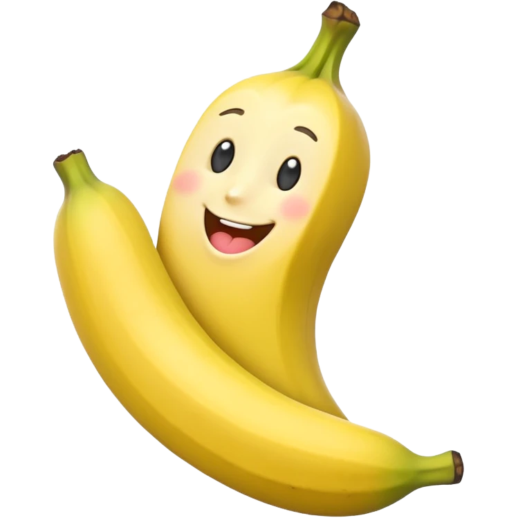 happy banana emoji