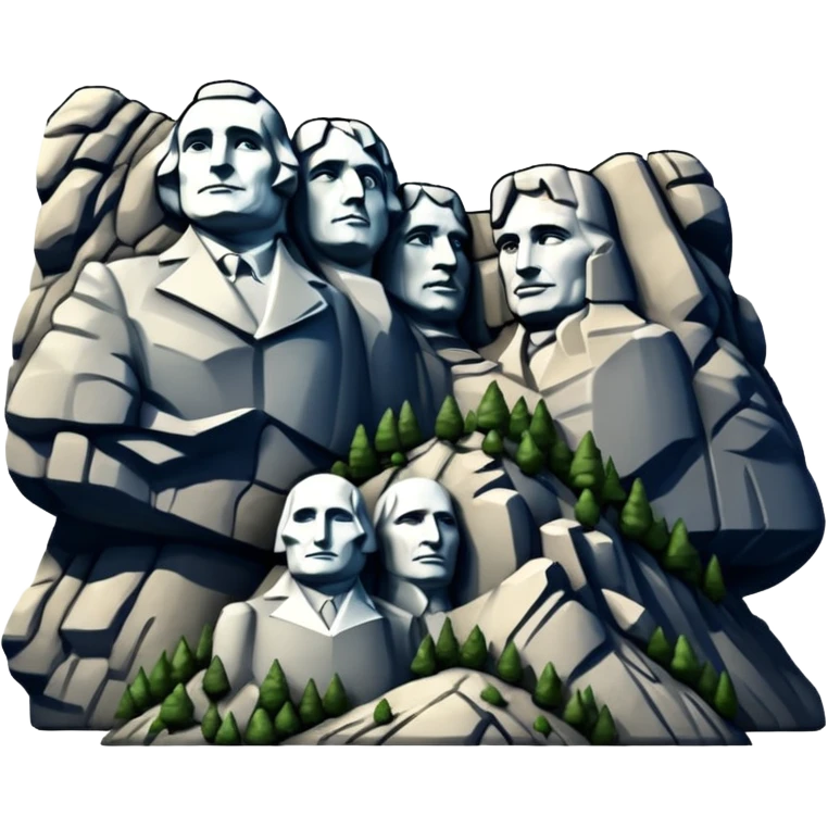 Mount Rushmore emoji