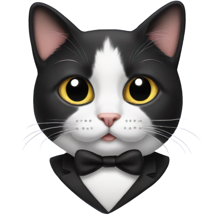 tuxedo cat emoji