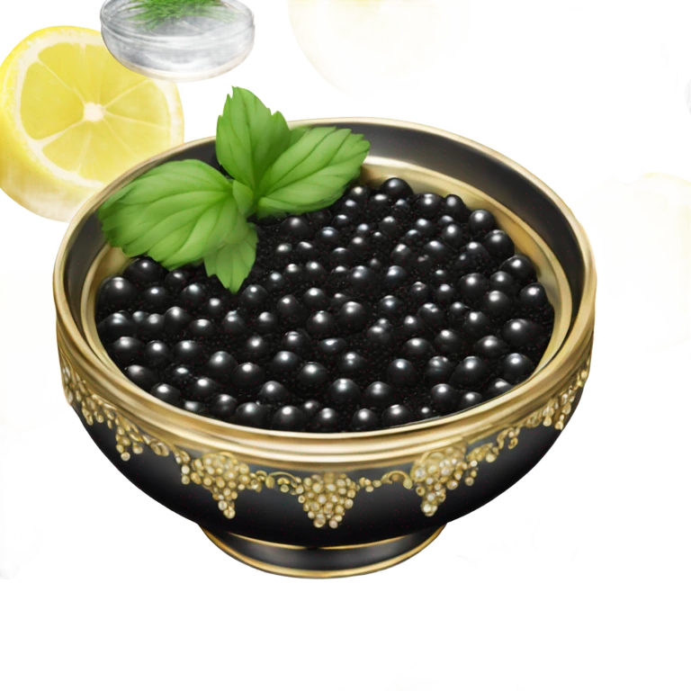 elegant caviar  emoji