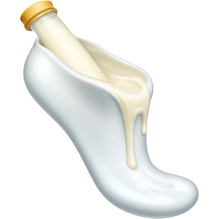 Milk foot emoji