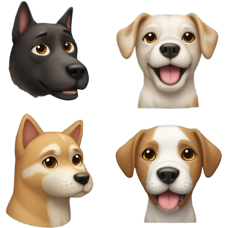 dog y un gato emoji