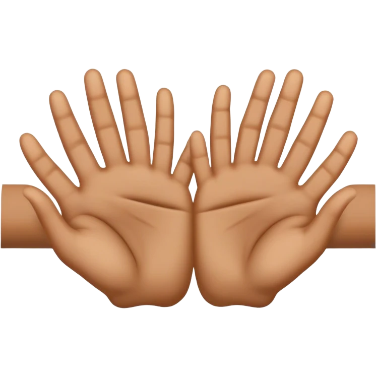 Hands together emoji
