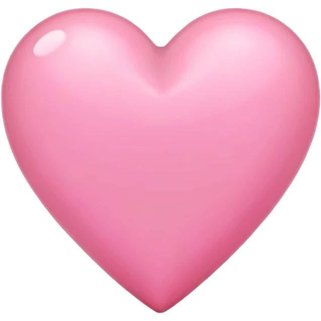 Corazón rosado clarito  emoji