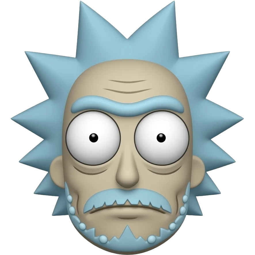 Rick Sanchez face emoji