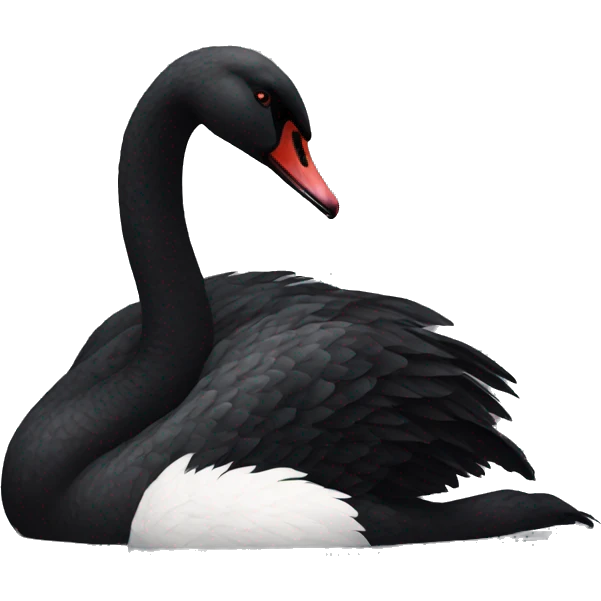 Black swan emoji