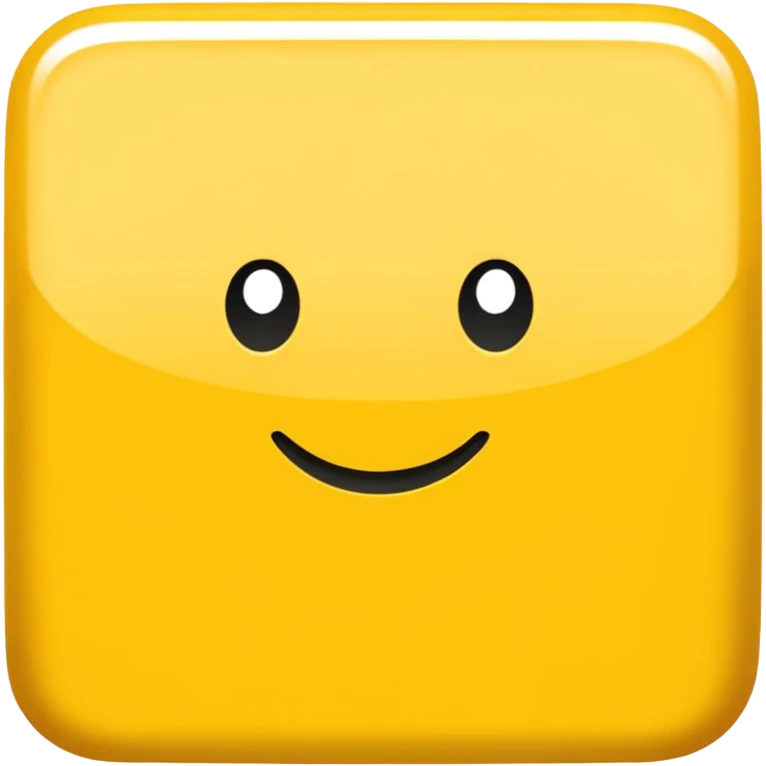 Square yellow color and teks "YGZ" emoji