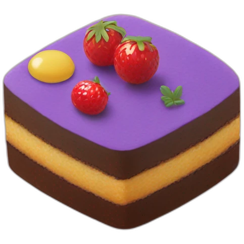Bento cake emoji