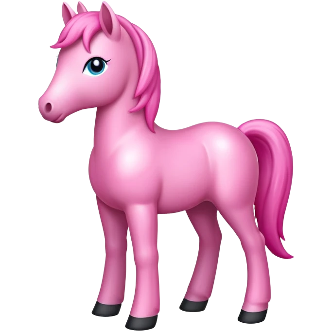 Pink pony emoji