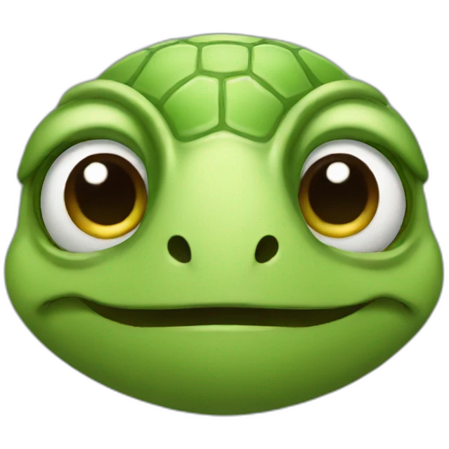 Turtle face emoji