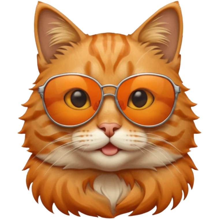Cat wearing sunglasses emoji