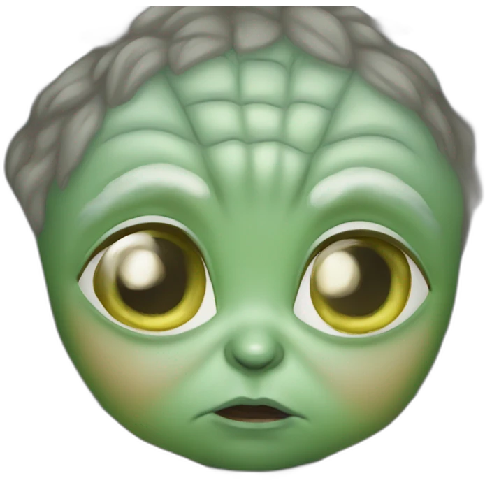 crying baby yoda  emoji