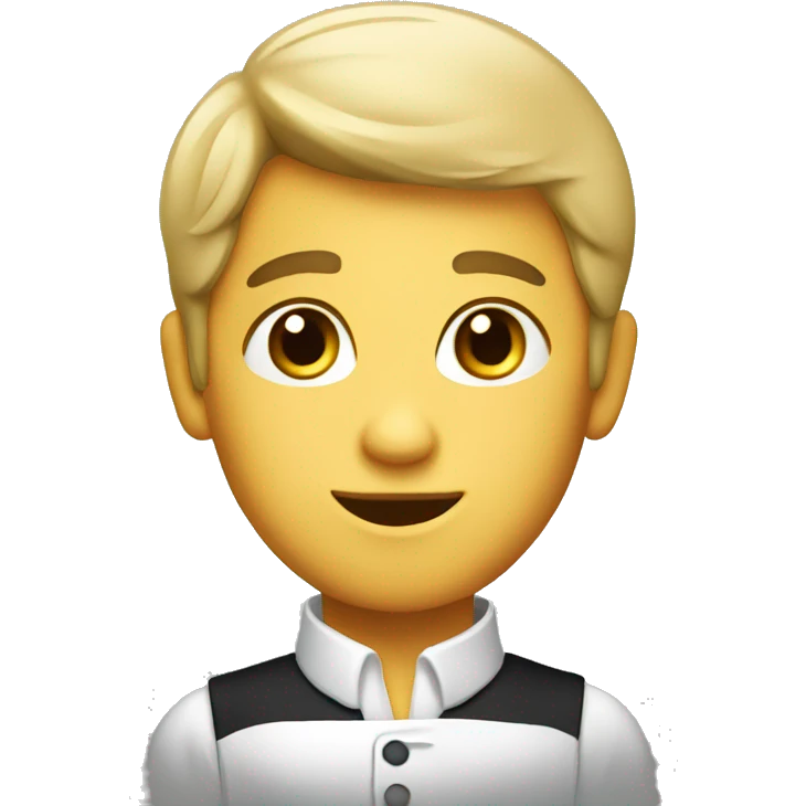 waiter boy emoji