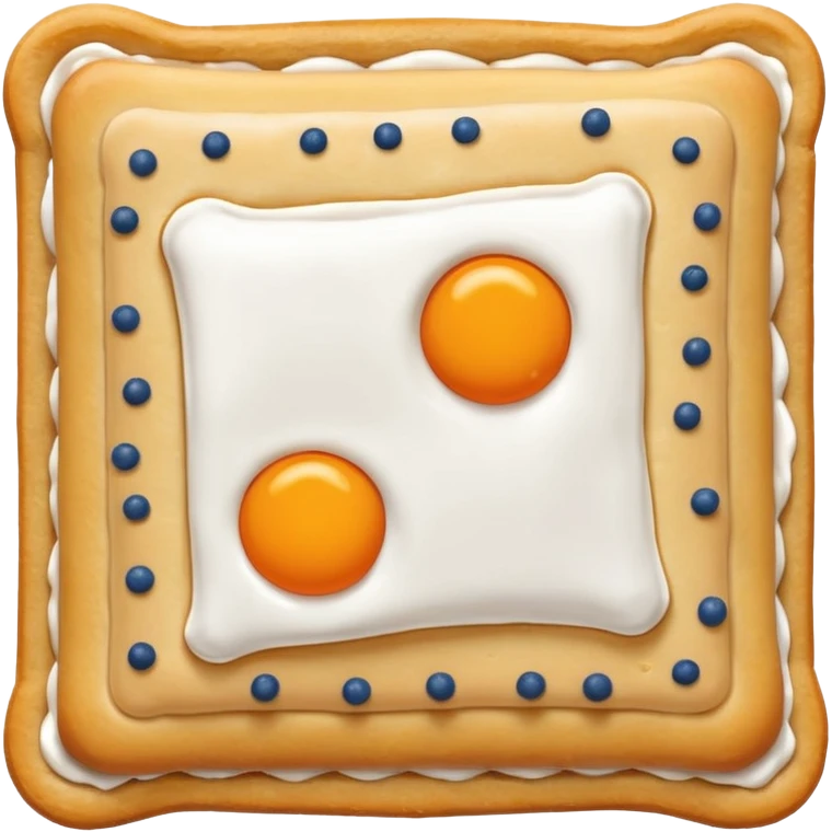 Orange pop tart  emoji