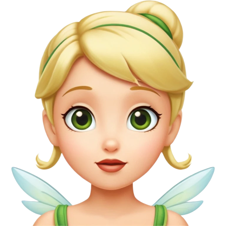 Tinkerbelle looking up emoji