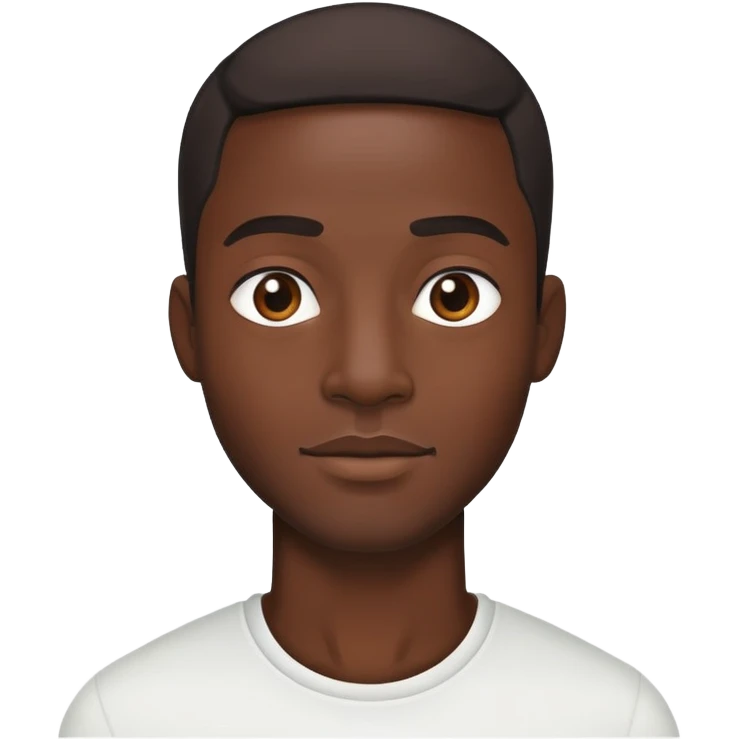 handsome black man emoji