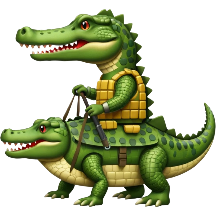 Crocodile bombardier emoji