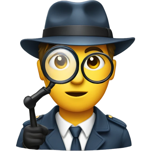 detective with magnifier emoji