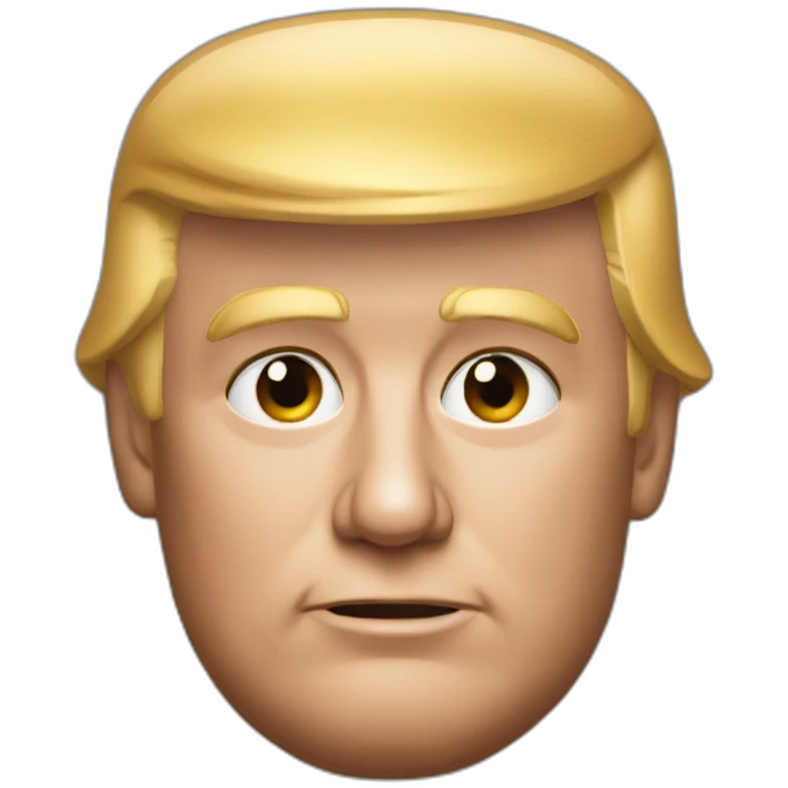 donald trump portrait emoji