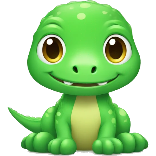 dinosaur GREEN CUTE emoji