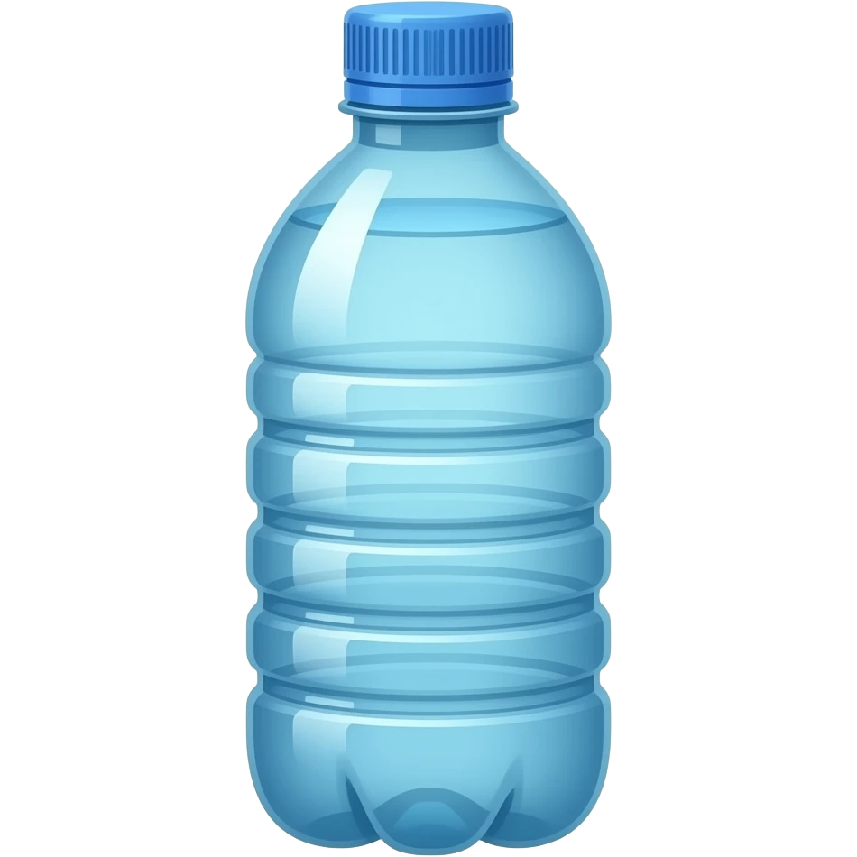 2L waterbottle with water emoji