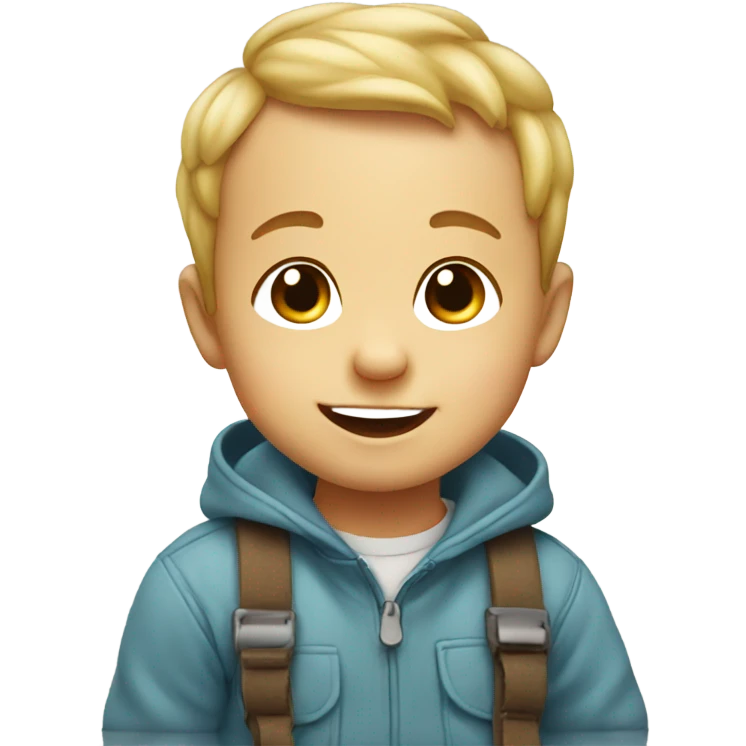 smiling baby boy emoji