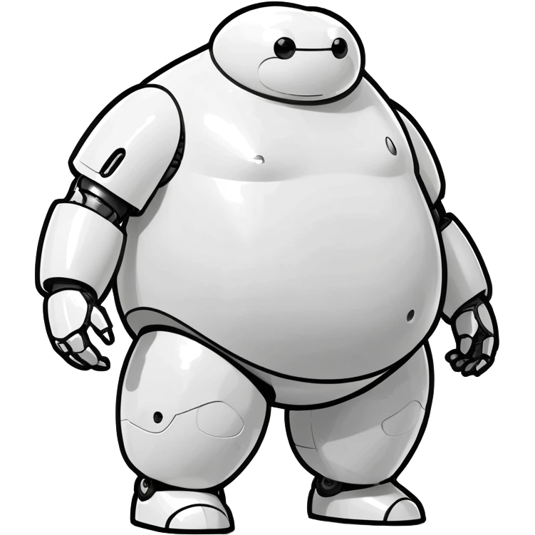 Baymax robot emoji