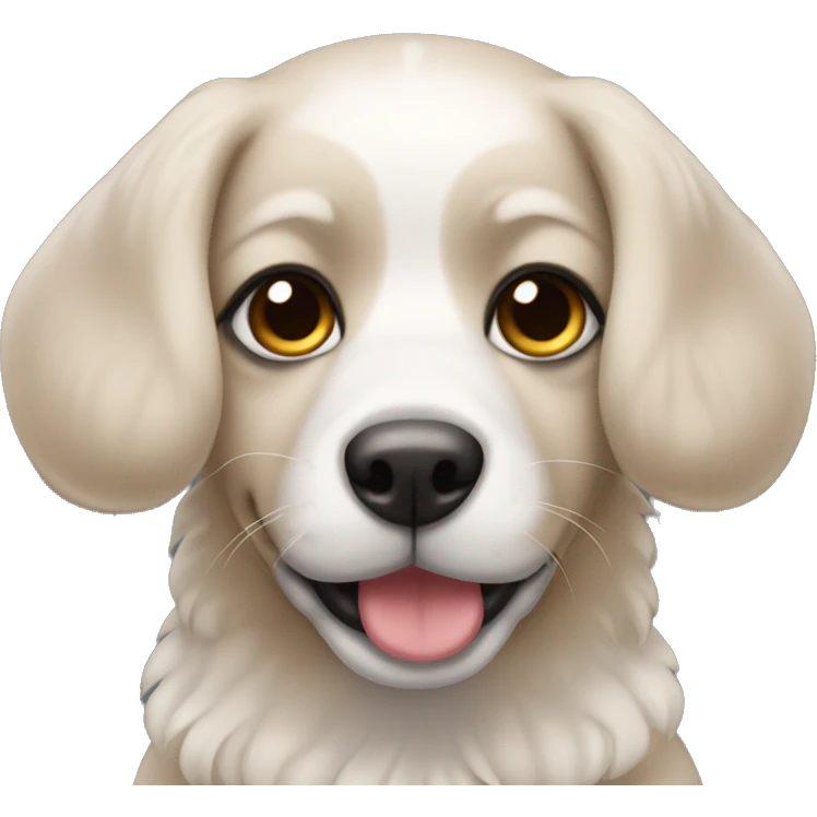 Perrito con maquillaje  emoji