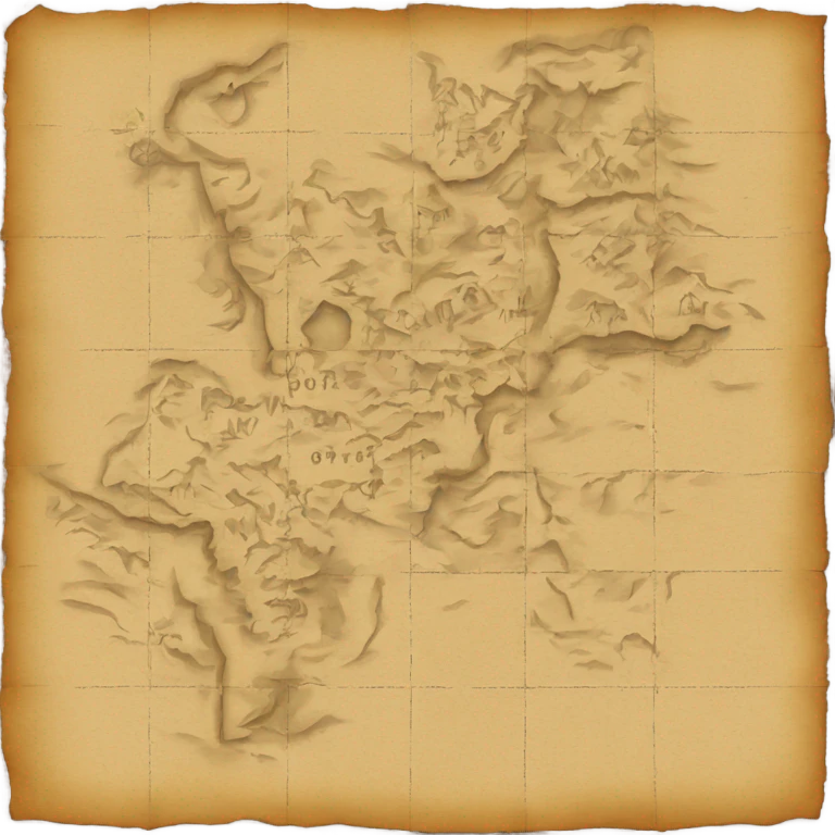 old paper squared map emoji