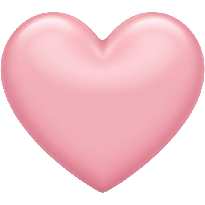 Light pink heart emoji