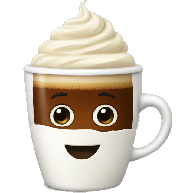Coffee with cream  emoji