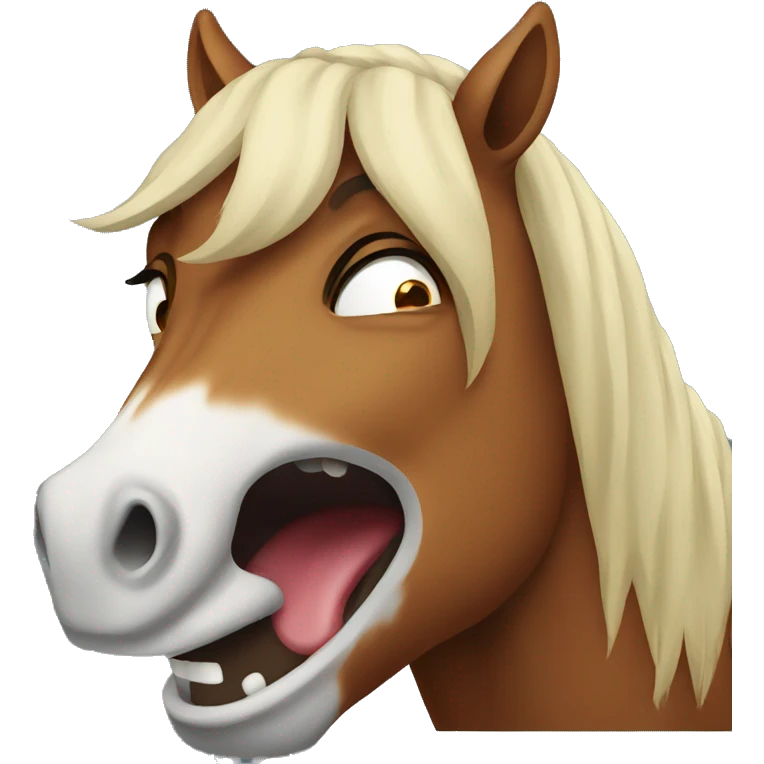 scared Horse  emoji