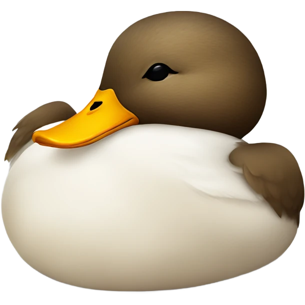 Duck sleeping emoji