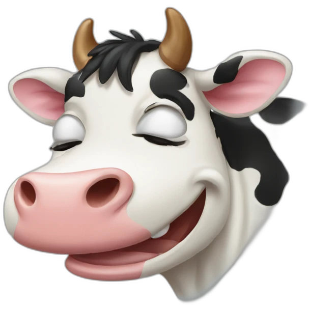 Cow crying emoji