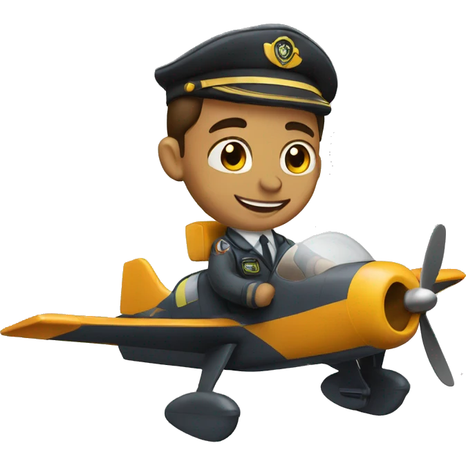 Pilot’s first flight  emoji