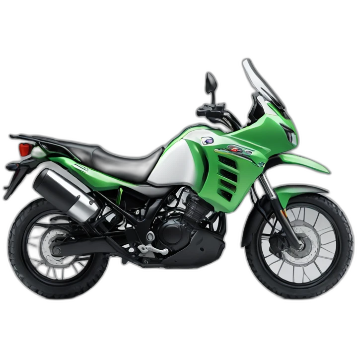 Kawasaki KLR 650 side emoji