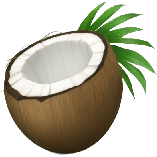 coconut water emoji