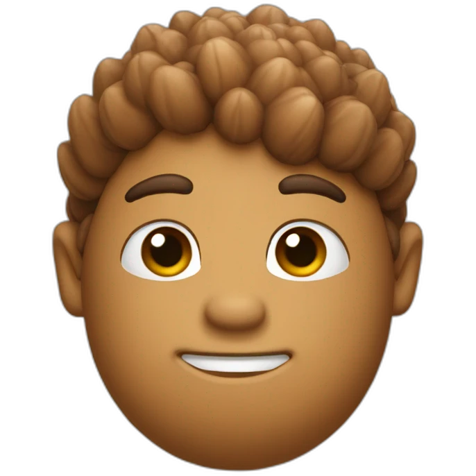 acorn head and shoulders emoji