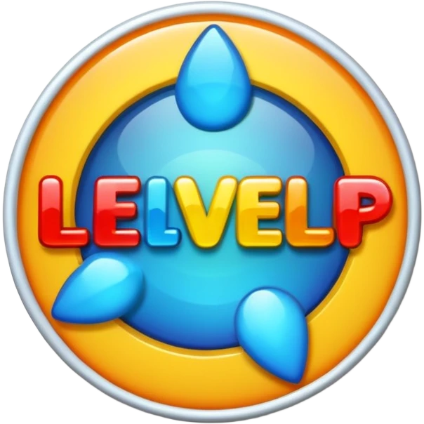 A sticker saying level up  emoji